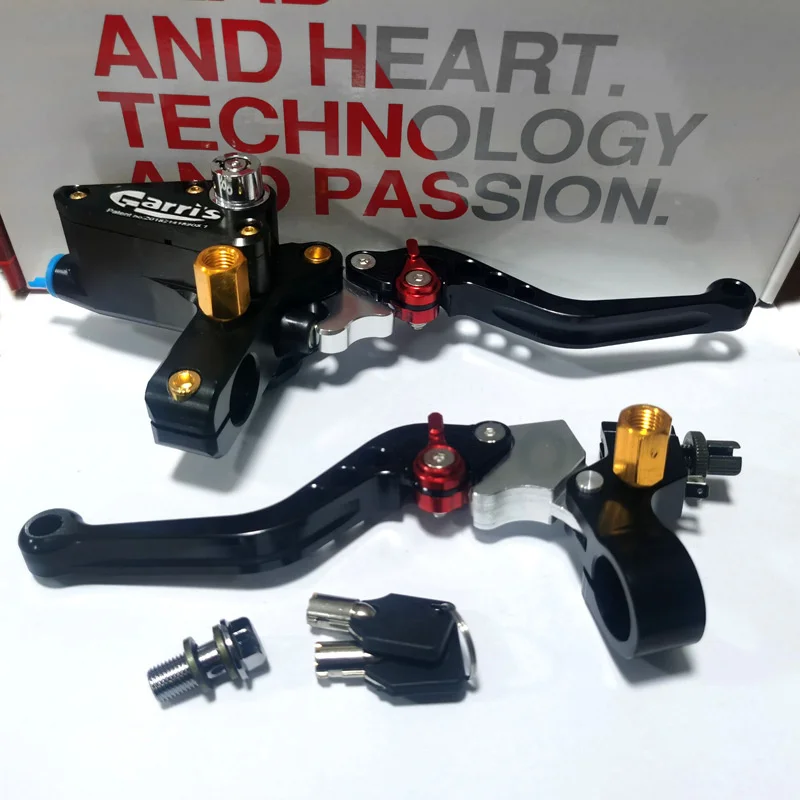 

Suitable for motorcycle CNC modified parts pull wire side push disc brake upper pump anti-theft lock