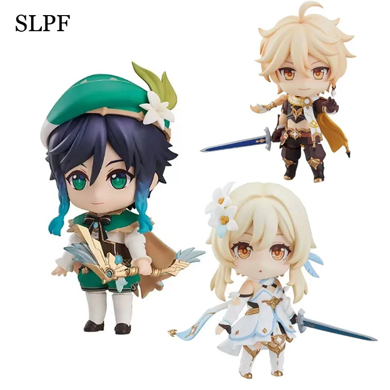 

Genshin Impact Anime Game Figure Genshin Impact Traveler Lumine Action Figures Aether Figurines Adult Dolls Model Toys Kids Gift