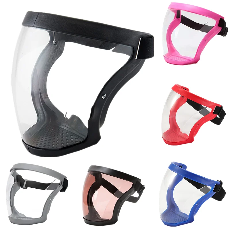 

Маска для защиты от брызг масла, Полнолицевая защита, кухонный инструмент с фильтрами, маска для защиты лица от пыли мотоцикла, велосипеда