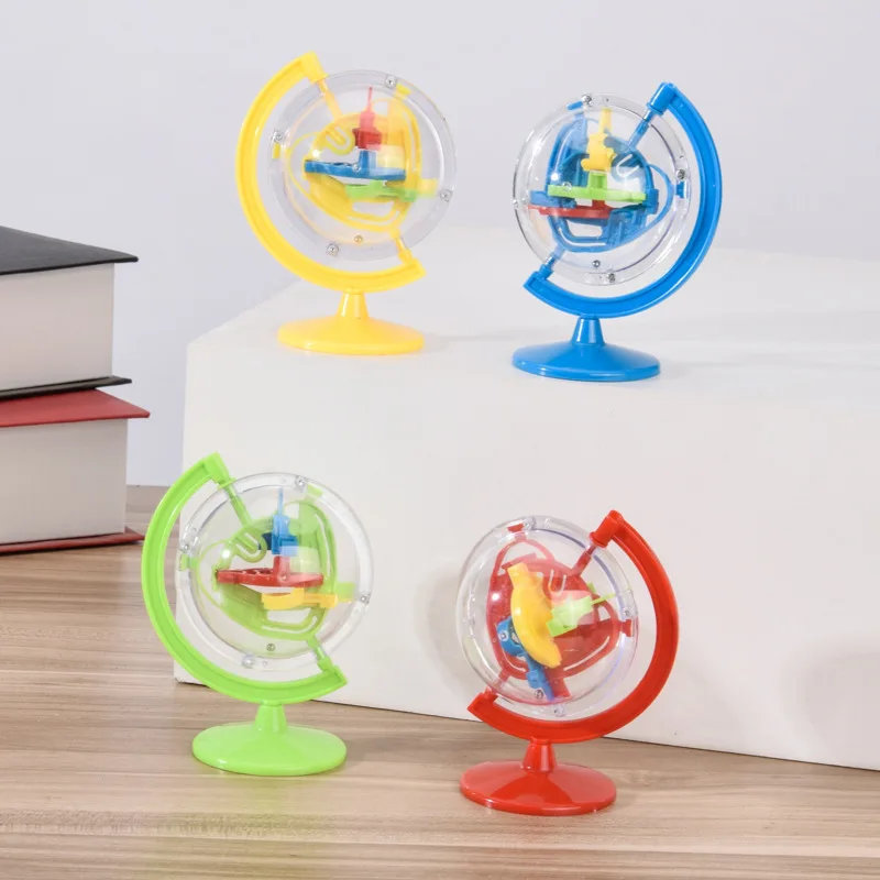 

Kid's Decompression 50 Level Intelligence Maze Ball 3D Three-dimensional Balance Ball Bearing Maze Children's Game Puzzle Toy