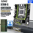 Материнская плата X79, LGA 2011, комплект Xeon E5 2689, 4 х4 ГБ DDR3, память ECC, игровой пк, материнская плата 2011, набор для сборки Xeon