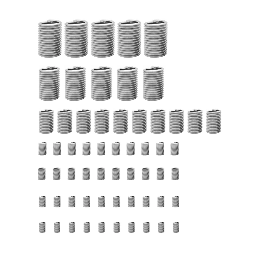 

Набор вставок для резьбы из нержавеющей стали, 60 шт.