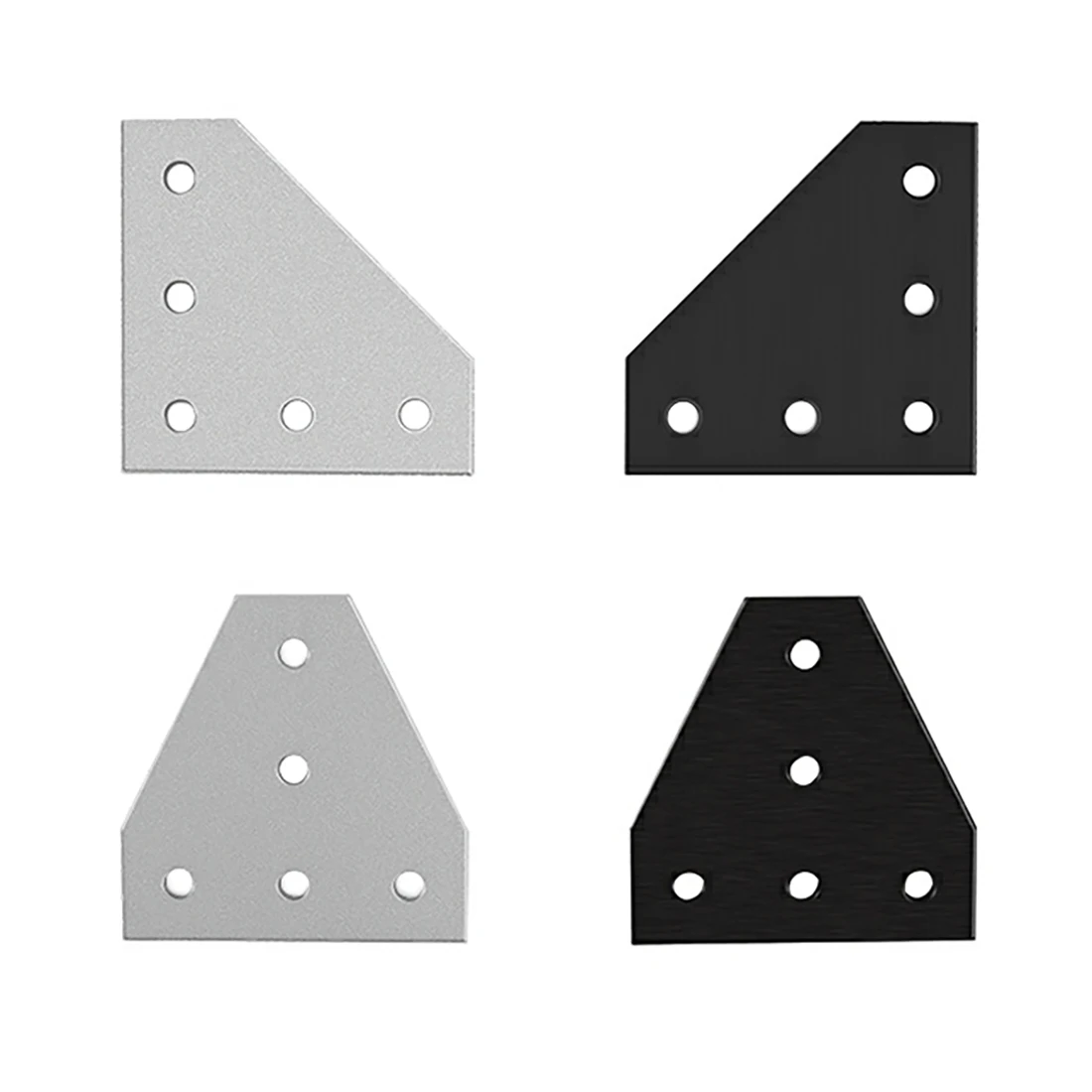 

3D Printer Parts Aluminum Profile 5-Hole T-Shaped L-Shaped Right Angle Connecting Plate 2020 3030 2040 4040 Angle Bracket