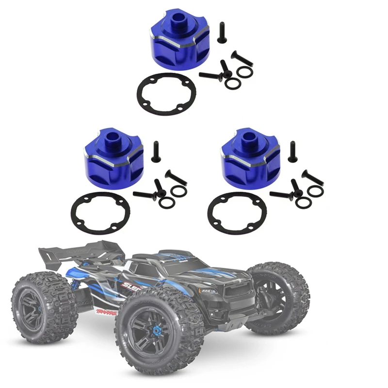 3 шт. алюминиевый дифференциал для радиоуправляемых автомобилей