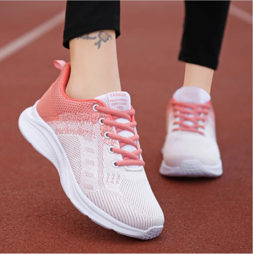 

Женские дышащие кроссовки, повседневная обувь, удобные нескользящие, для бега, 2022