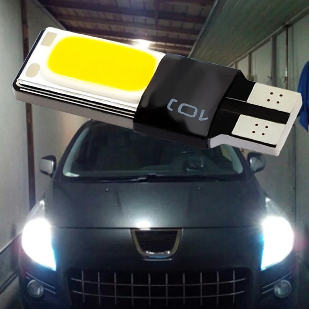 

2pcs W5w T10 Led Signal Lamp Car Bulb W5W COB Led Reading Interior Lamps W5W Clearance Backup Reverse Lights License Plate Lamps