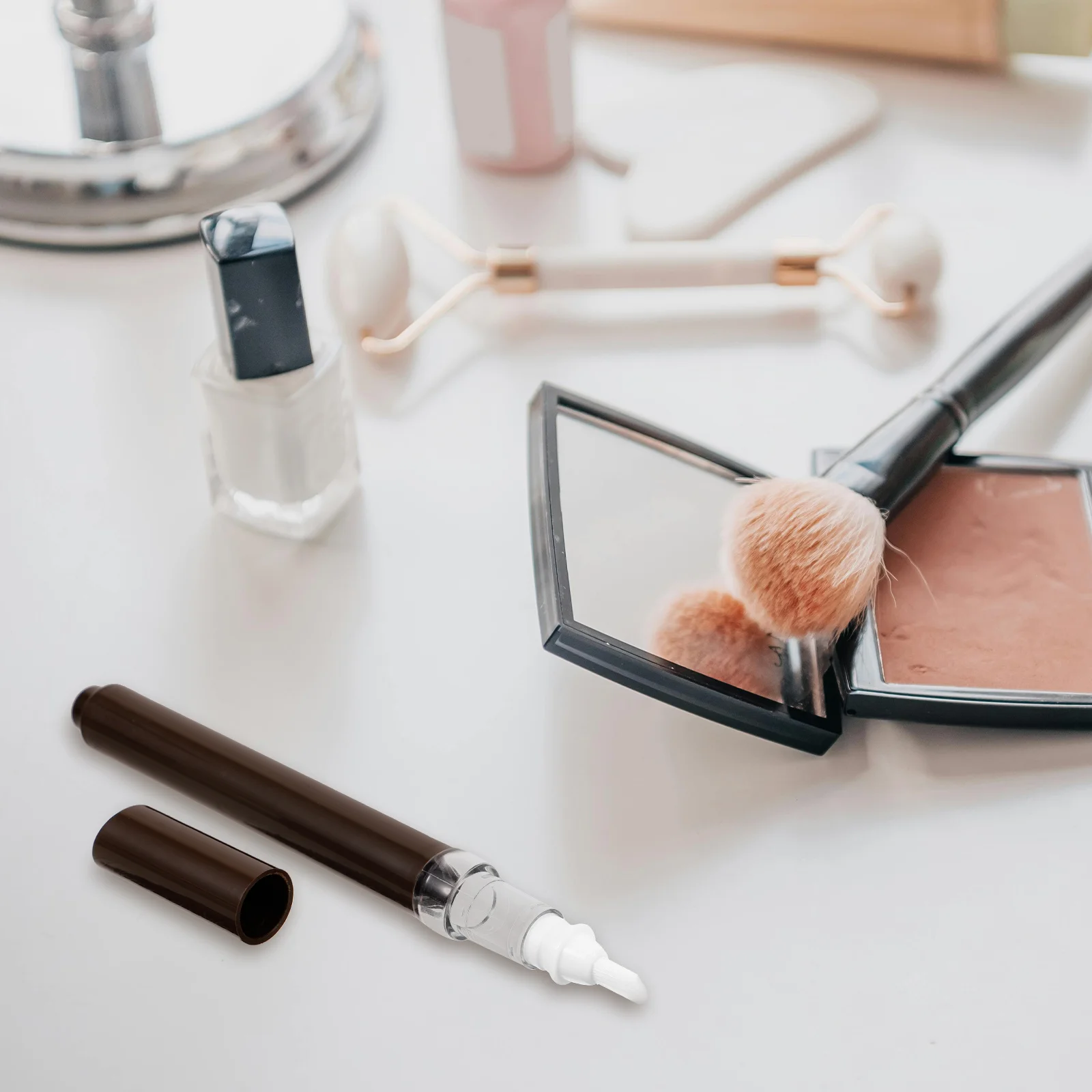 Ручка для блеска губ Масло кутикулы многоразовые пустые бутылочки лака ногтей