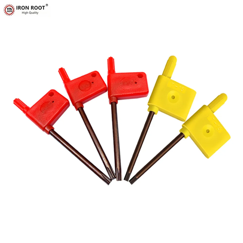 

IRON ROOT Mini Flag Wrench, Torx Socket Head Screwdriver,T10, T15, T20, T25 CNC Turning And Milling Tool Accessories