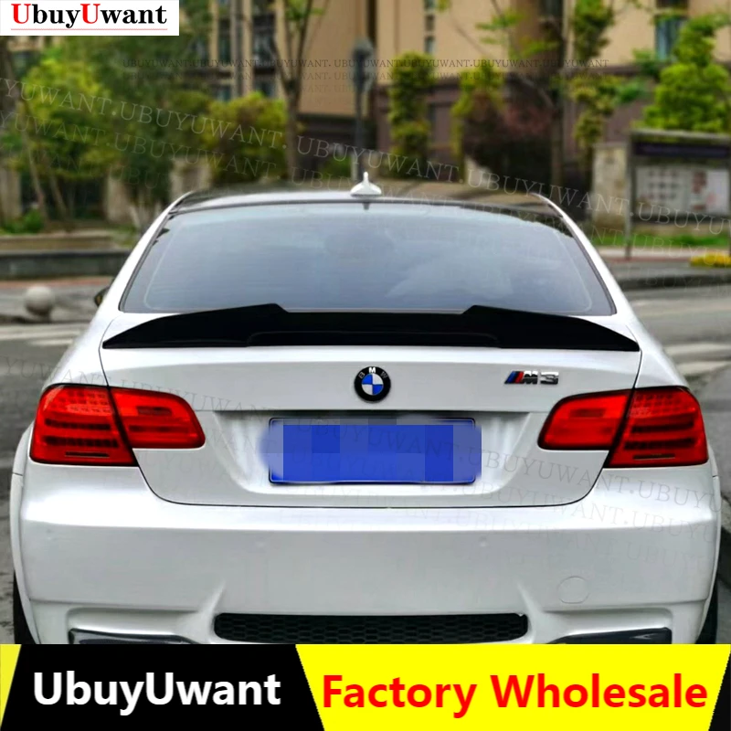 

Стиль PSM для BMW E92 Спойлер 3 серии 2 двери E92 M3 и E92 Coupe 2005-2012 задний спойлер из углеродного волокна крылья для стайлинга автомобиля