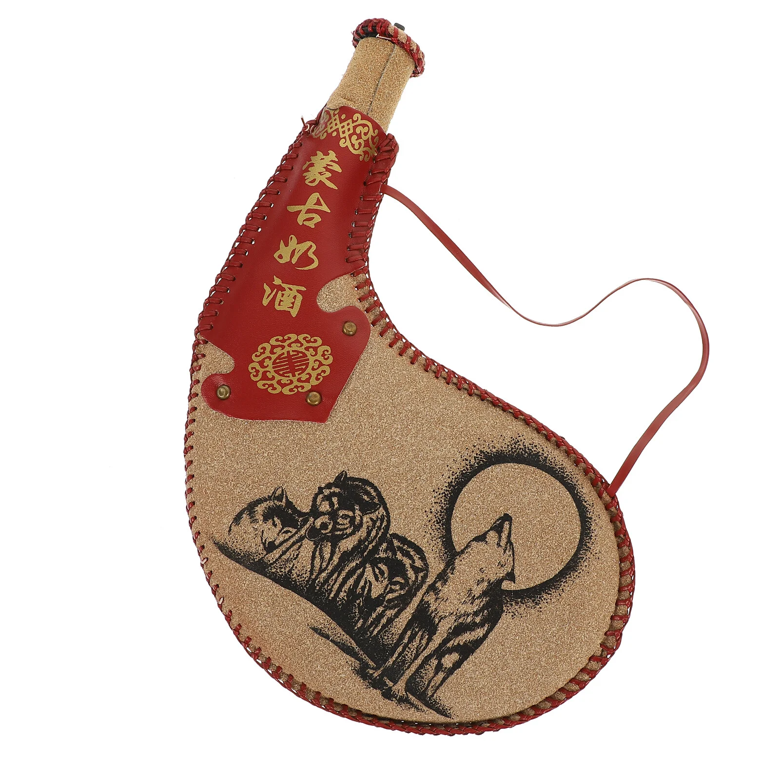 

Milk Pot Bota Bag Decoration Home Decor - Brown Outdoor Special Water Pouch Holder