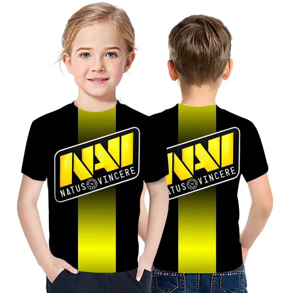 

Фабрика Natus Vincere предлагает дешевую летнюю новую 3D-печать, персонализированная детская Базовая футболка с коротким рукавом в уличном стиле