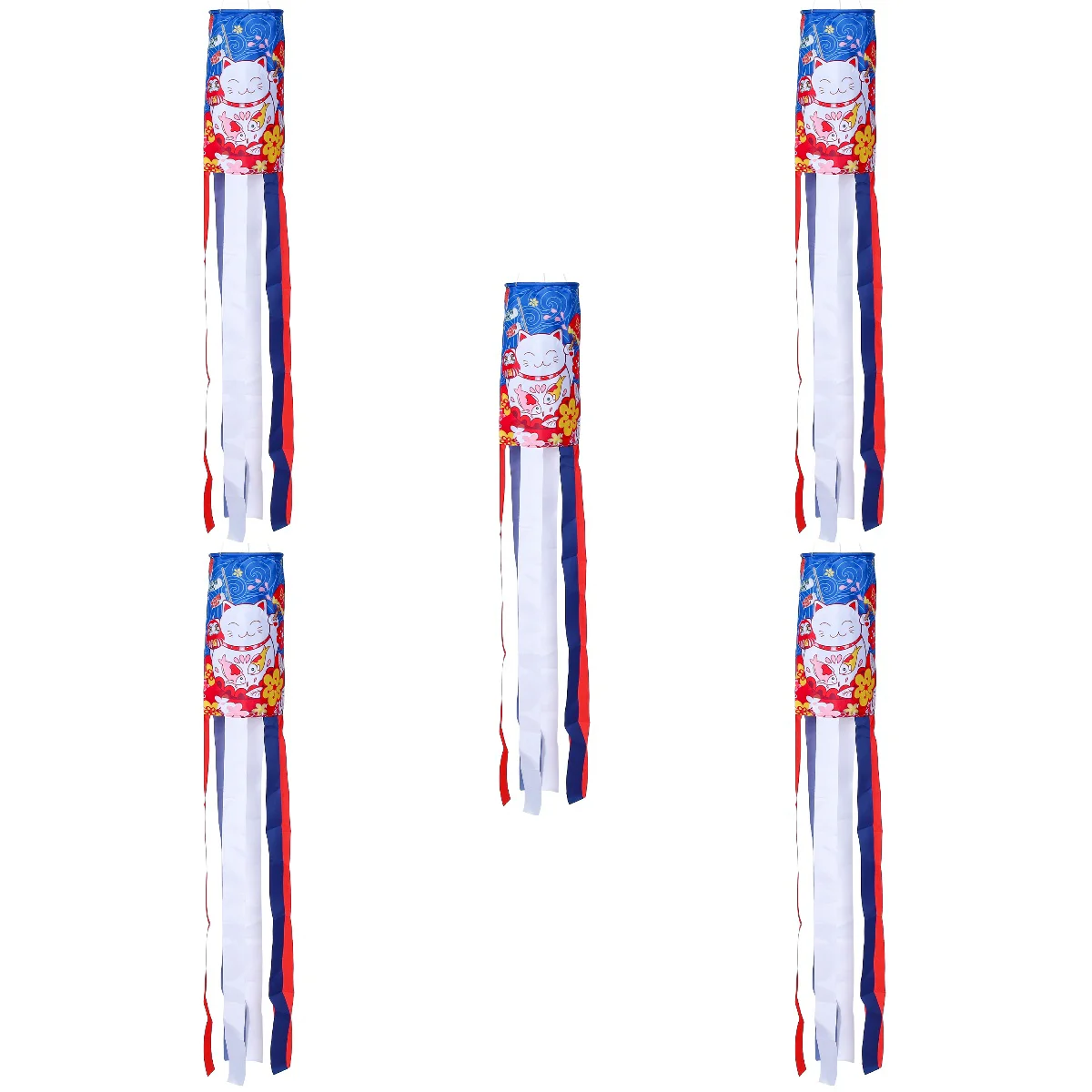 

5x Festival Creative Japanese Style Wind Socks Japanese Wind Flags Windsock For Hanging Garden Wind Socks Wind Socks Outdoor