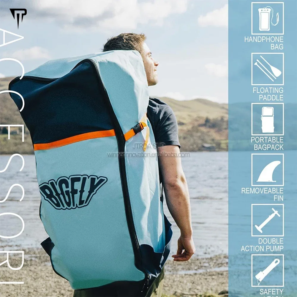 BIGFLY 11 'Новый круглый дизайн SUP Высококачественная надувная доска из ПВХ на