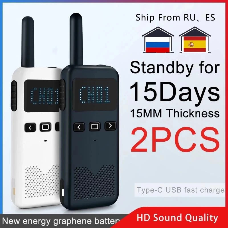 

Walkie Talkie 2PCS M3 Two Way Radio 8 Watt Long Range Comunicador Transceiver Mini Talkie Walkie Intercom Radio Station