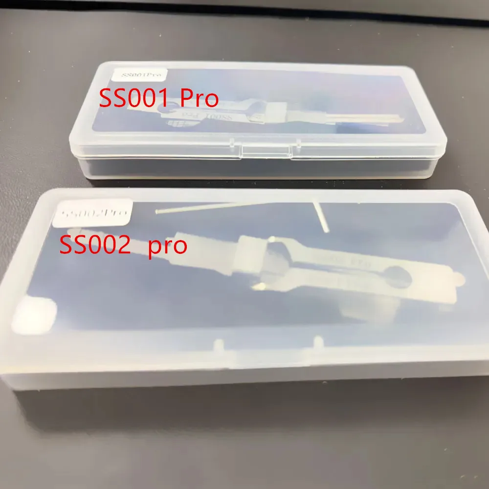 

Инструменты Lishi 2-в-1 (SS001, SS002 PRO) для S-образных дверных замков, профессиональные декодеры и отмычки 2-в-1, инструме...