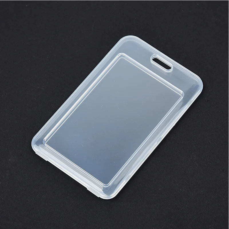 

1pc Identification Badge Holder Transparent Pass Bus Work Card Cover Holder Case Business Credit Cards Bank ID Tag Card Sleeve