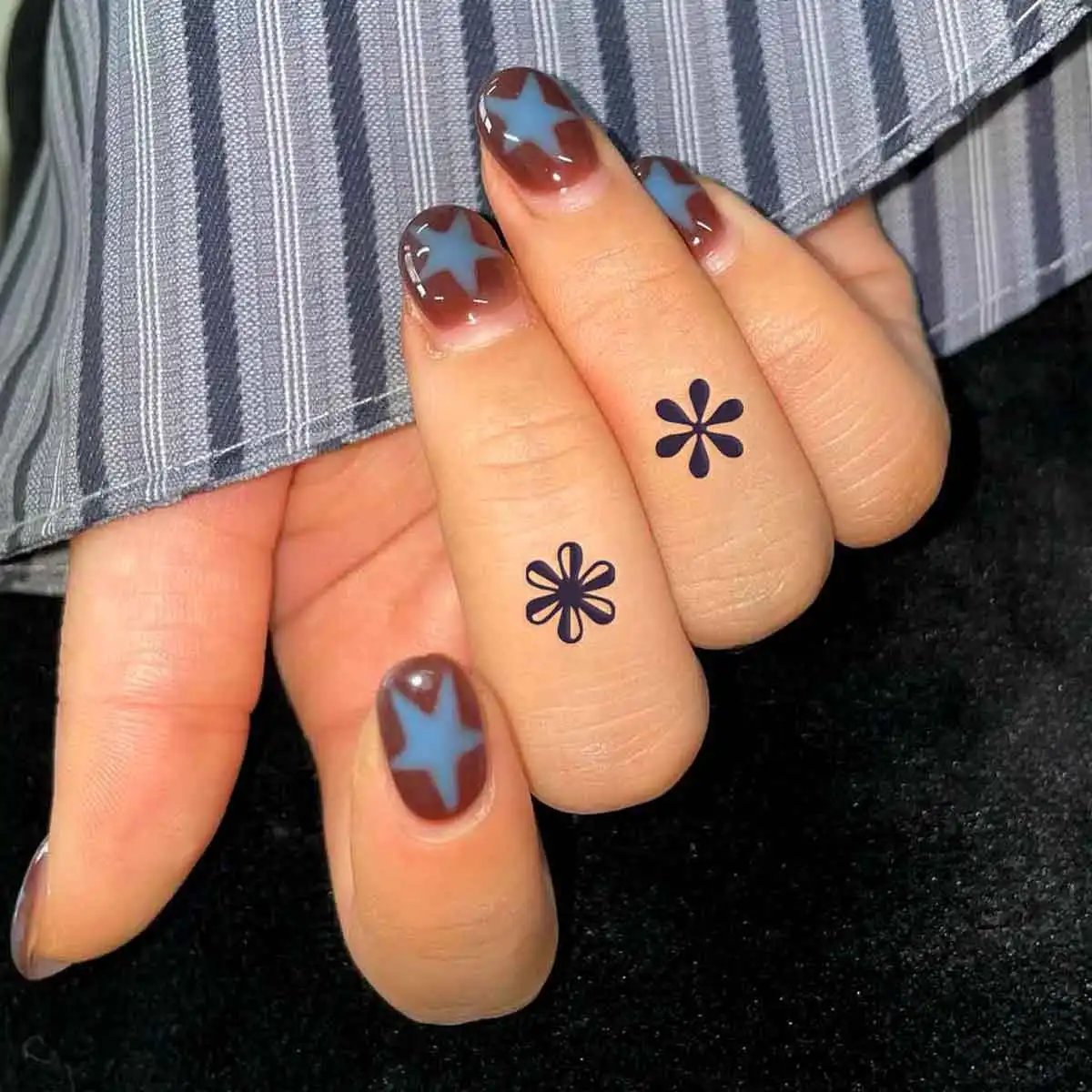 Татуировка 4 шт. наклейки на палец заднего вида водостойкие прочные