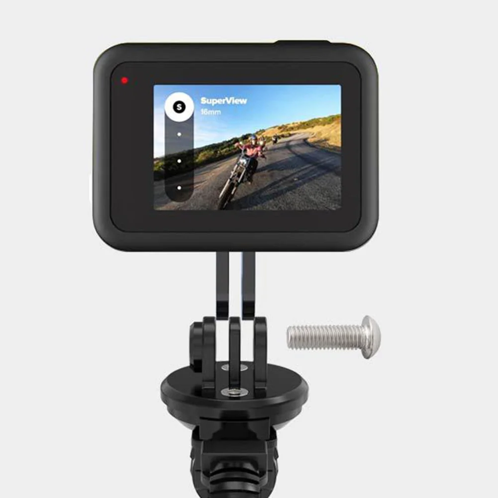 1pc Bike Camera Stand Hot Sale Road Bicycle Round/Flat Handlebar Camera Mount Holder Stand For-Gopro For Insta 360 Accessories