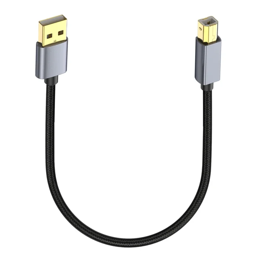 Фото 10M 5M 3M USB-кабель для принтера USB-кабель типа B «папа-папа» USB2.0 для Canon Epson HP ZJiang Label Printer USB 2.0 Кабель для принтера №3