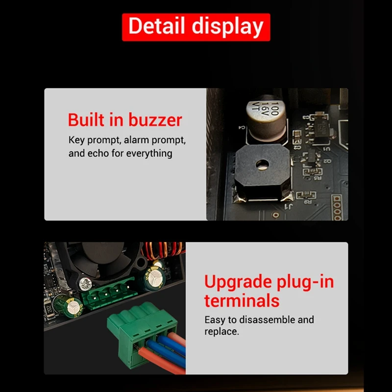 Регулируемый понижающий модуль постоянного тока с ЧПУ постоянным напряжением и