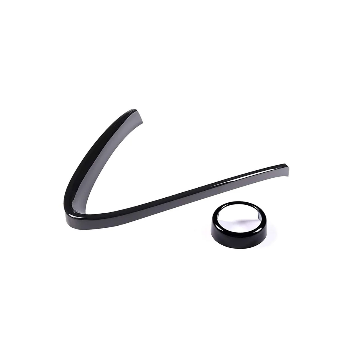 

Front Grille Decoration Cover for 2017-2020 Exterior Accessories ,Piano Black