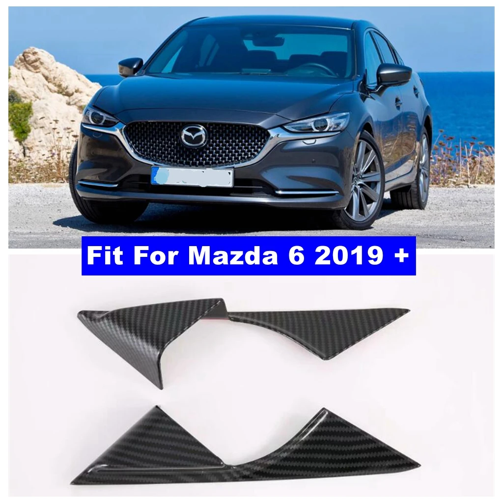 

Carbon Fiber Look Interior Accessories Inner Window Pillar A Post Decoration Panel Cover Trim Fit For Mazda 6 2019 2020