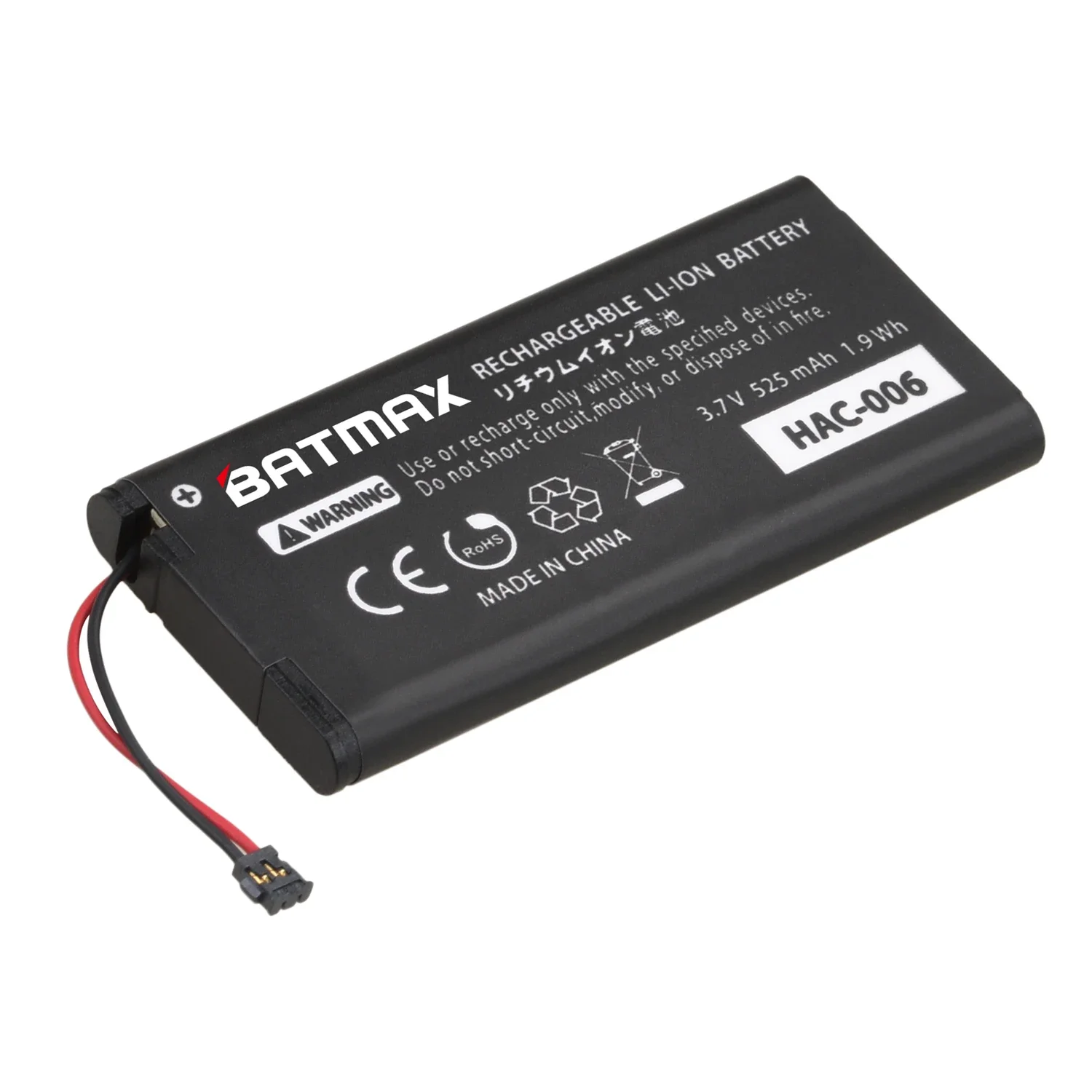 Аккумулятор Joycon Switch 525 мАч HAC-006 HAC-BPJPA-C0 HAC-015/016 HAC-A-JCR-C0 для контроллера Nintendo Ns