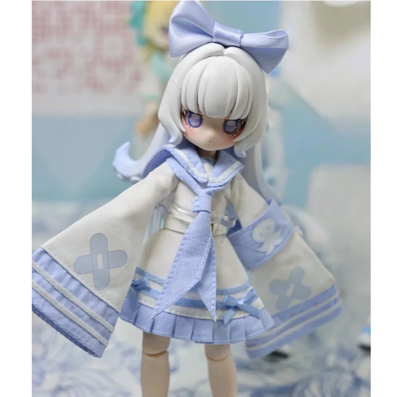 Фото Слипая коробка-сюрприз, натуральная Сакура, искусство Bjd, аномальная 1/12, шарнирная кукла, фигурка, орнамент, игрушка для девочек, подарок на день рождения №3