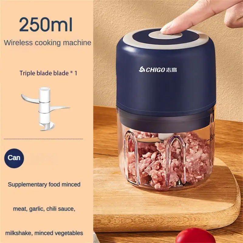 

Multifunctional Wireless Charging Garlic Machine Usb Rechargeable Garlic Masher Crusher Portable Mini Electric Meat Grinder