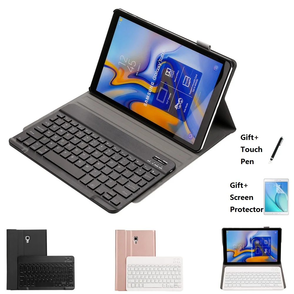 

Bluetooth Keyboard Case for Samsung Galaxy Tab A6 10.1 T580 10.5 T590 Tab S5E 10.5 T720 T725 Tab A 10.1 T510 S6 P610 S7 T870 S7+