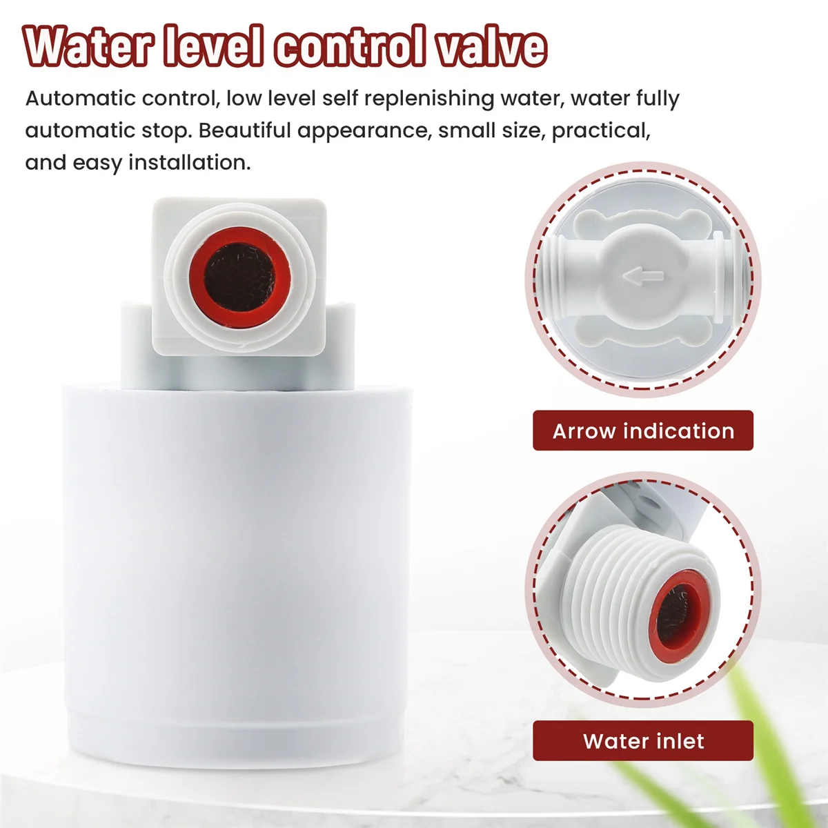 1/2 дюймовый плавающий шаровой клапан Автоматический Поплавковый регулирующий