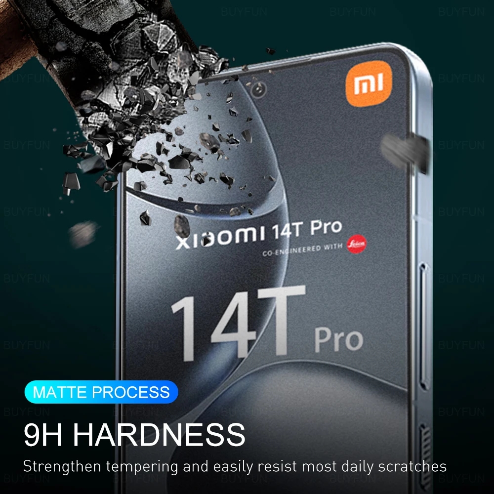 2 шт. матовое закаленное стекло для Xiaomi 14T Pro 2024 Mi 14 T 14Tpro 6 67 дюйма матовая пленка