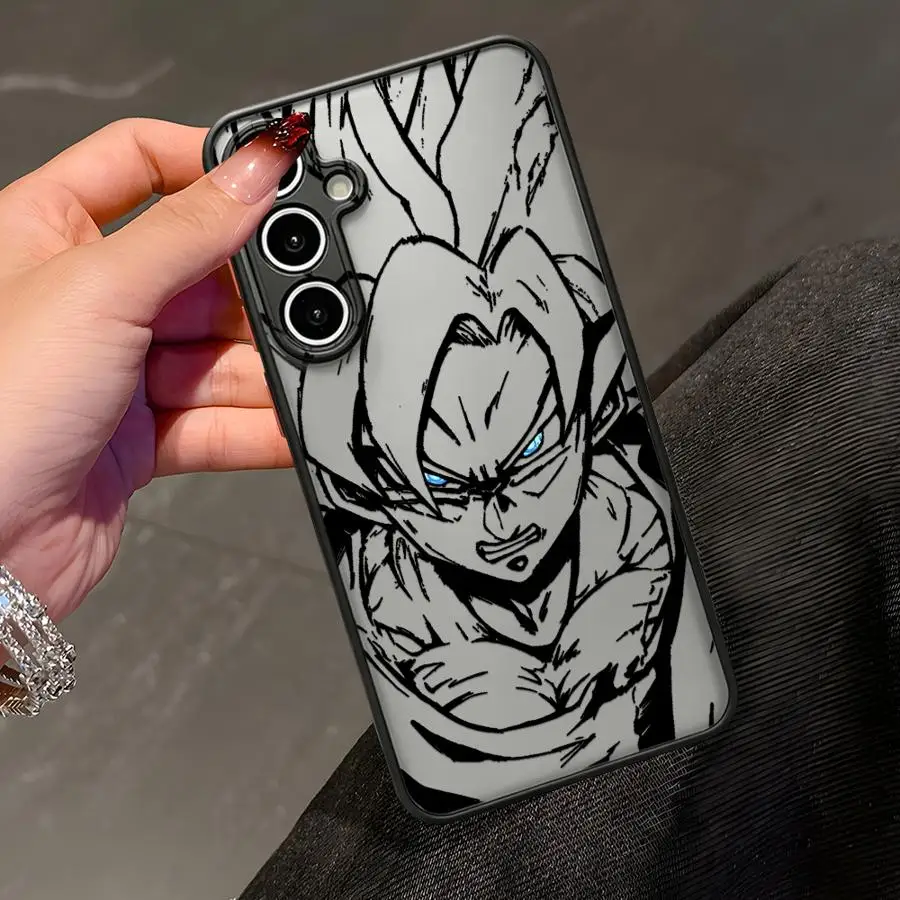 Фото Чехол Black Goku Dragon Ball для Samsung Galaxy A73 A33 A52S A72 A56 A55 A17 A52 A16 A15 A14 A23 A54 A53 A34 A36 A35 №2