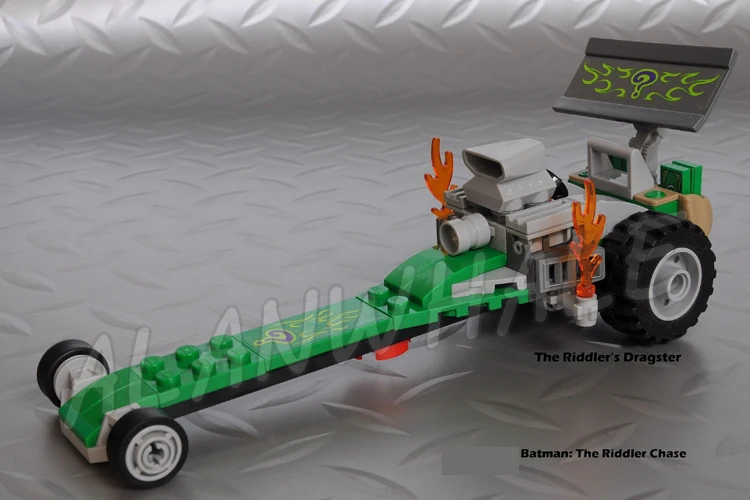 281 шт. Super Fighter Riddler Chase Бэтмобиль Dragster Flash Gotham 10227 Набор строительных блоков