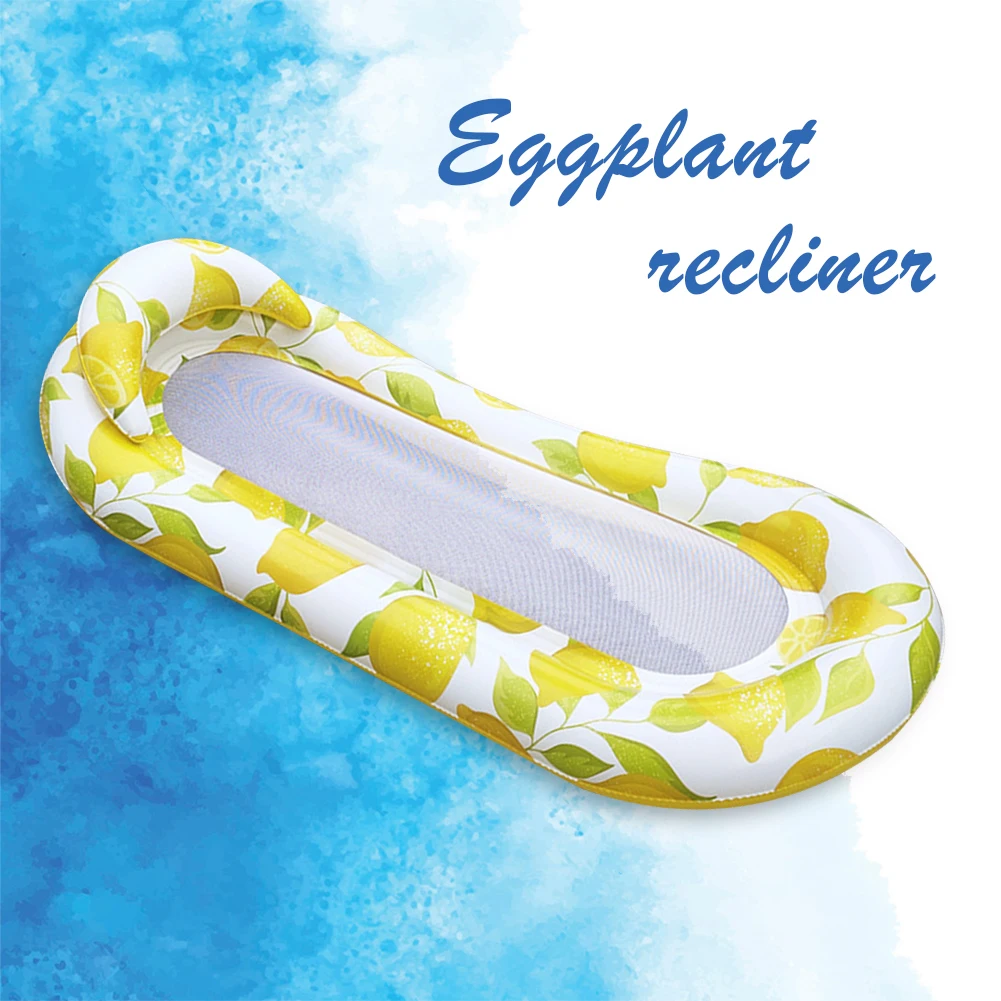 Надувной сетчатый гамак плавающий ряд плавательный бассейн загар шезлонг