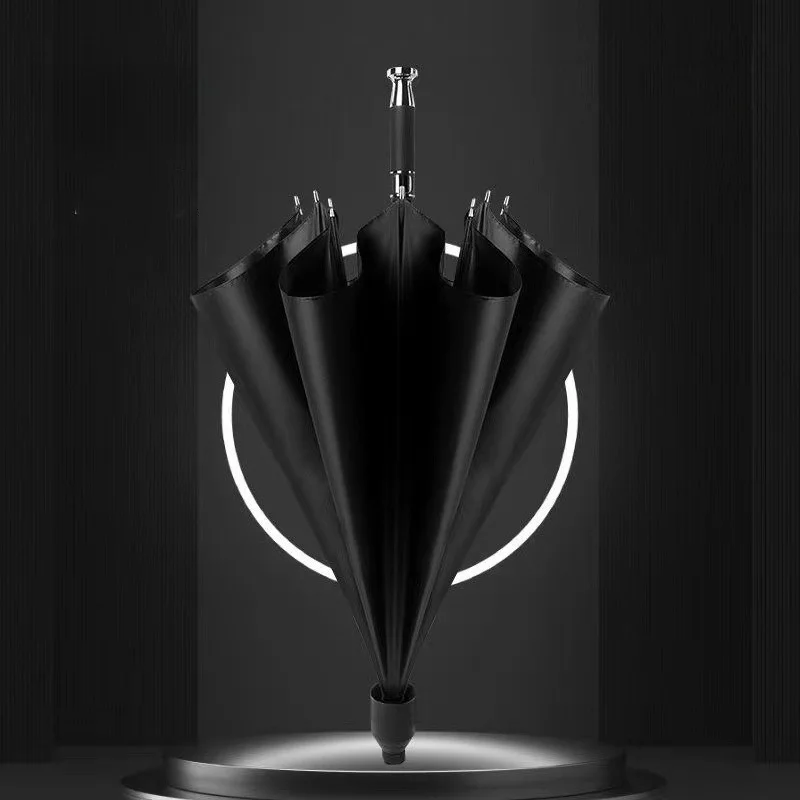Фото Для Porsche Volvo Lexus Luxury Cars, полностью автоматический, удлиненная ручка, прямой гольф, бизнес-реклама, зонтик с логотипом автомобиля №2
