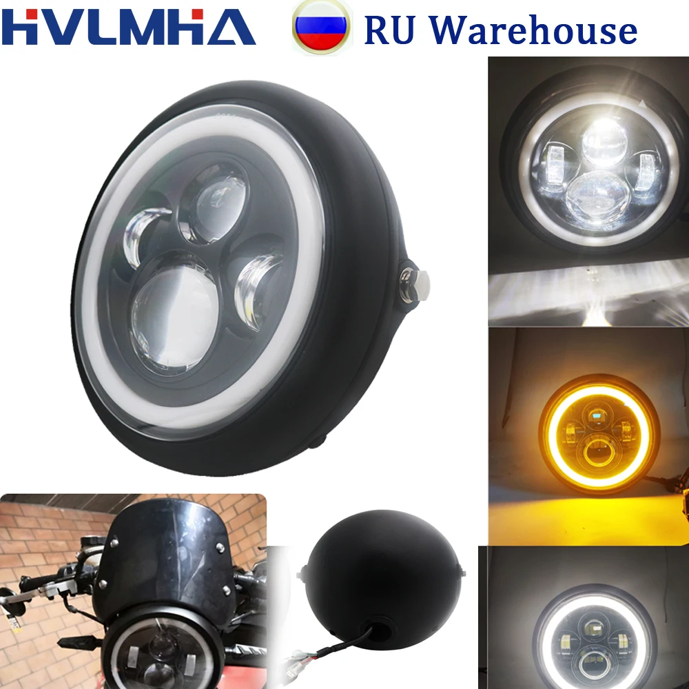 Светодиодная фара для мотоцикла 7 5 дюйма установки на велосипеде - купить по