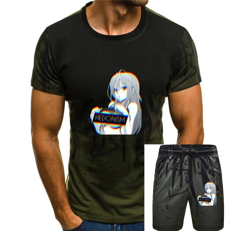 

Oppai T-shirt Men Hedonism Girl Anime T Shirts Vaporwave Character Tops & Tees Japanese Style Mens Clothes Cotton Adult Tshirt