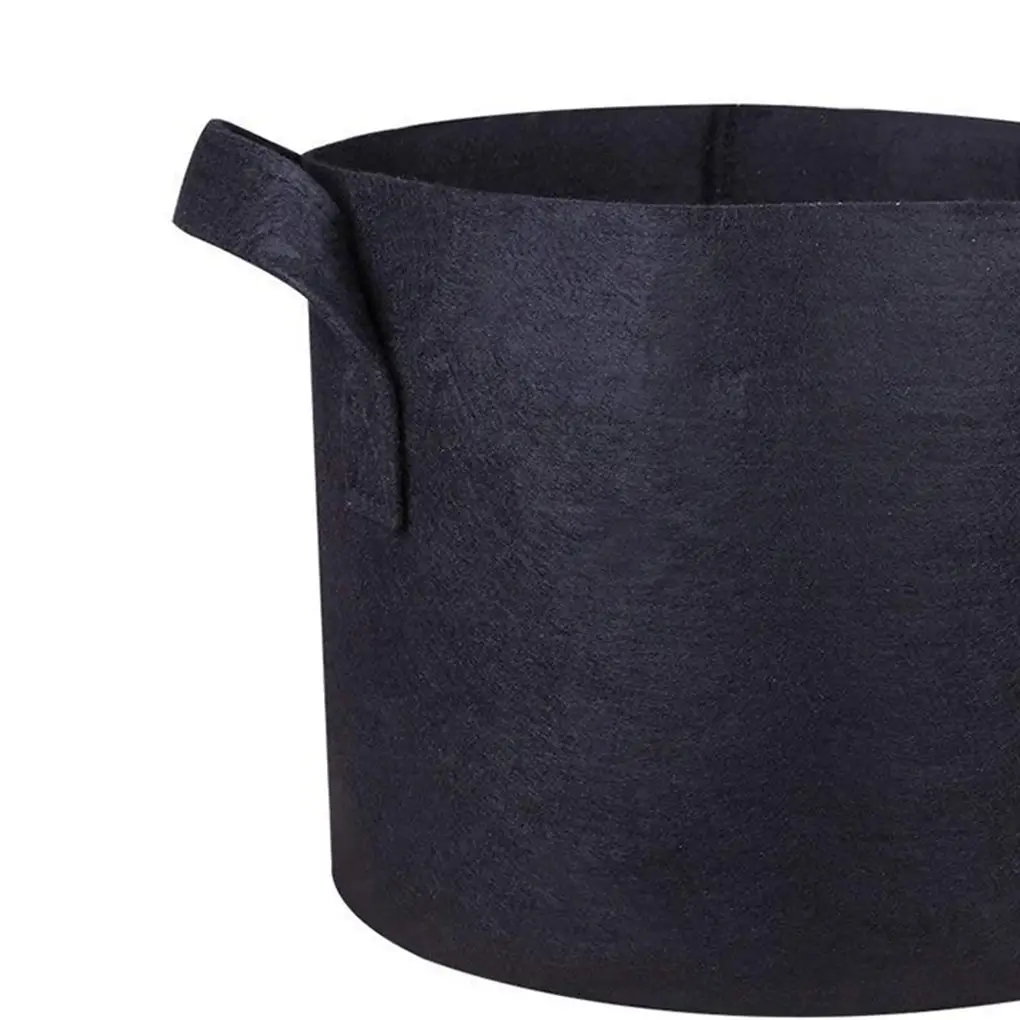 

25 Gallon Black Grow Bags Cloth Planting Pots Grow Pouches Fabric Handles Vegetables Container