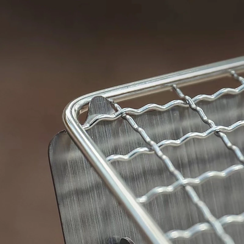 Открытый кемпинг дровяная печь легкая плита из нержавеющей стали для пикника и