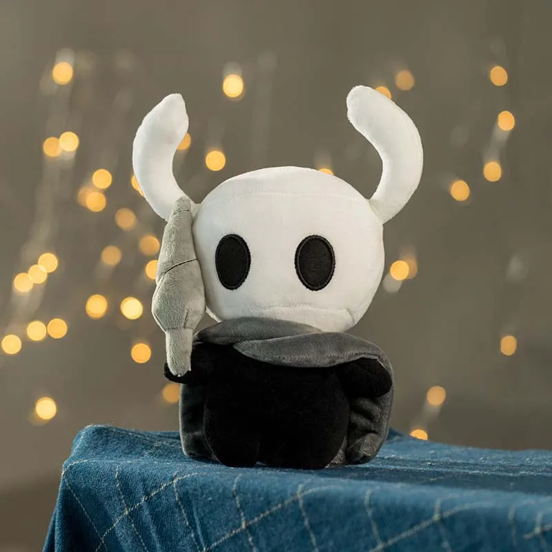 

New 30cm Hot Game Hollow Knight Plush Toy Figure Ghost Plush Stuffed Animal Doll Brinquedo Cute Children Toys forChristmas Gifts