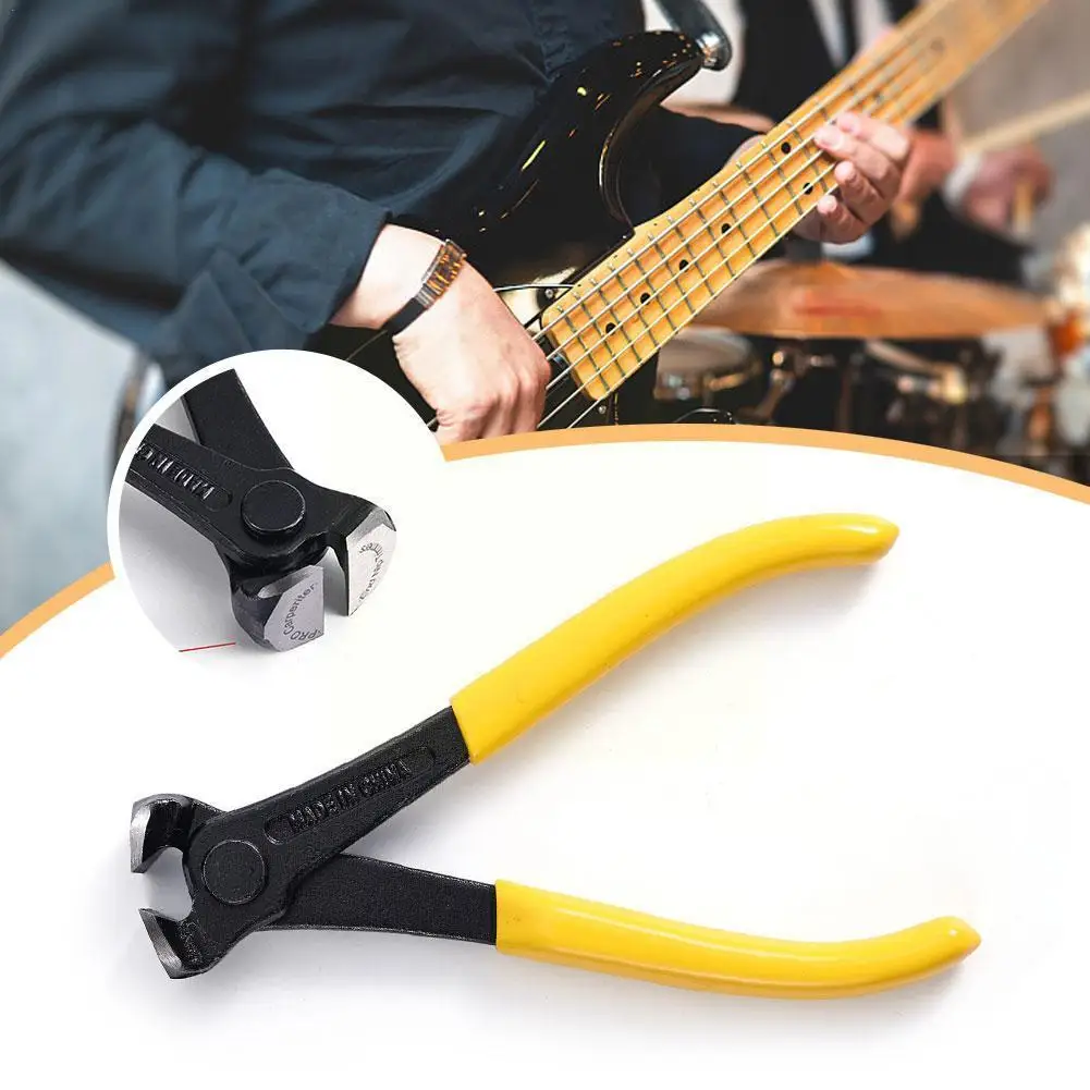 6 Inch Guitar Maintenance Tool Pliers String Trimming Cap End Fast Trimmer Nips Cutting Flush I2z0