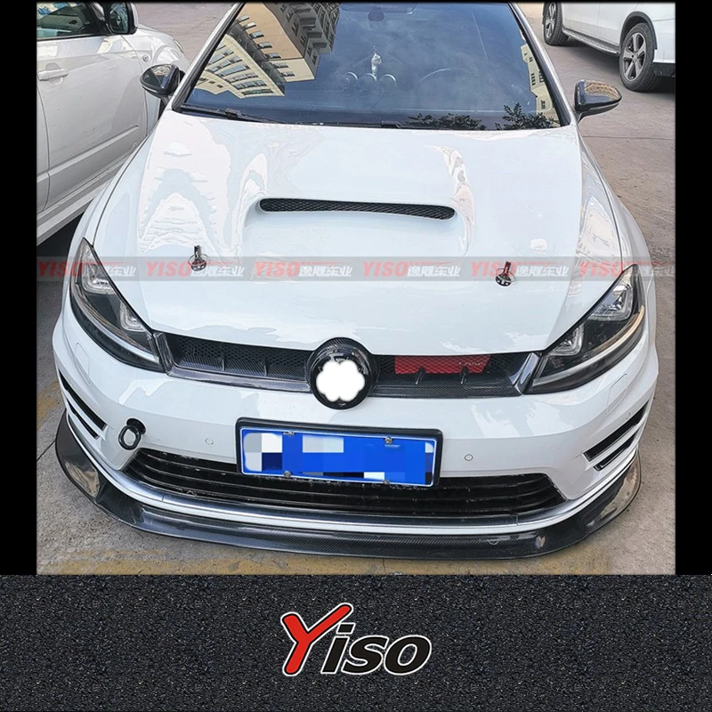 ДЛЯ VW GOLF 7 R GTI Rline Volkswagen модифицированная крышка двигателя Yiso из углеродного
