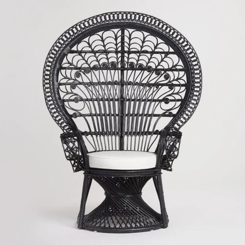 

Room Divider Peacock Chair Princess Rattan Chair Hotel Villa Indian Chair Southeast Asia Wedding Shooting Rattan Chair