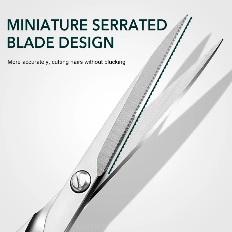 Ножницы для волос на лице нержавеющая сталь брови ресницы бороды носа ножницы