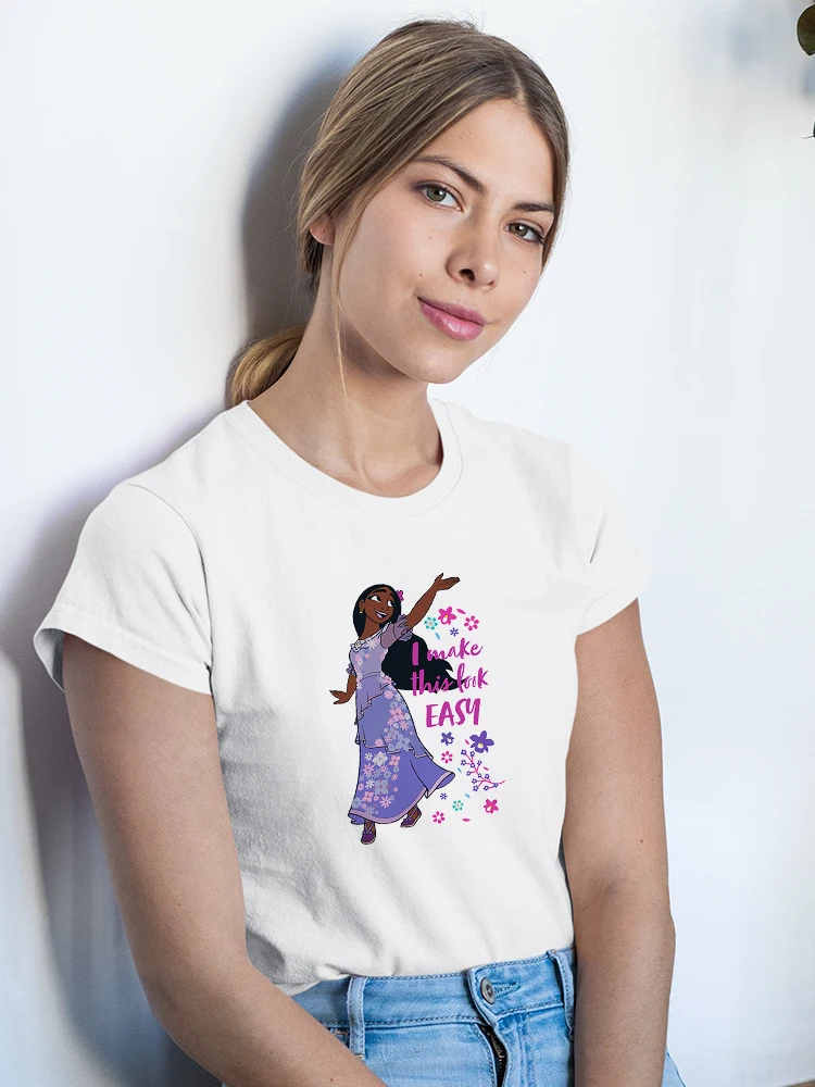 

Футболка женская мультипликационная с мультипликационным принтом