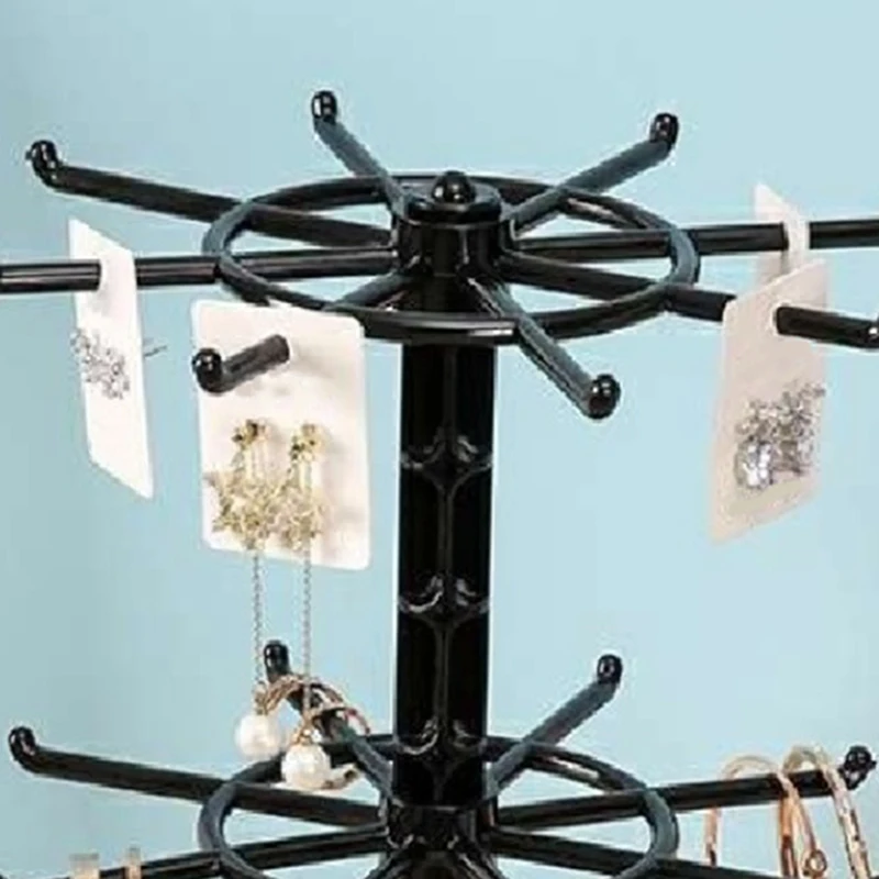 Органайзер для ювелирных изделий 2-уровневая вращающаяся подставка демонстрации