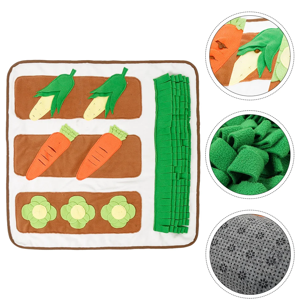

1pc Exquisite Creative Adorable Pet Sniff Mat Dog Dining Training Pad Pet Feeding Blanket