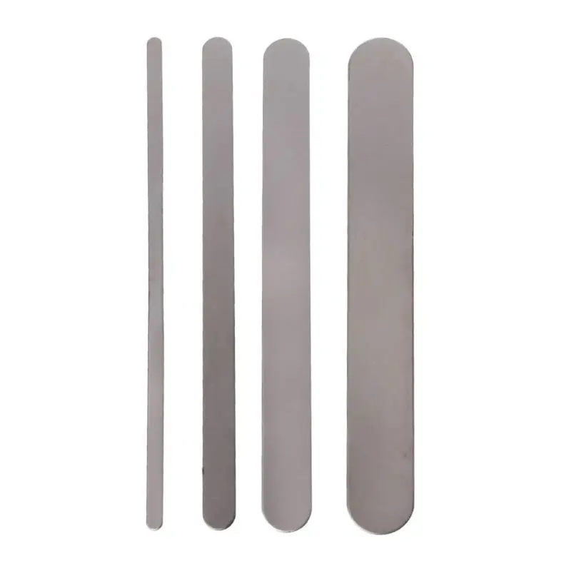 

4XBE 10Pcs Blank Cuff Bracelet for TITANIUM Steel Bracelet Blank DIY Making 5/10/15/2