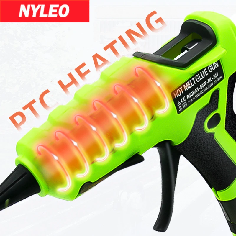 Пистолет-термокумент Nelio 40 Вт Мощный Беспроводной Литий-ионный Аккумулятор